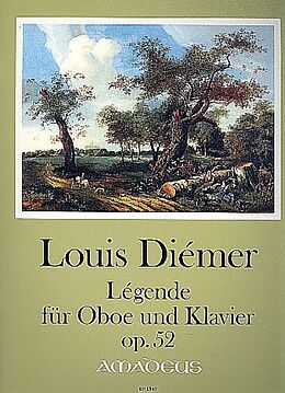Louis Diémer Notenblätter Légende op.52 für Oboe und Klavier