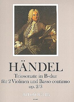 Georg Friedrich Händel Notenblätter Triosonate B-Dur op.2,3 für