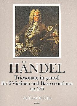 Georg Friedrich Händel Notenblätter Triosonate g-Moll op.2,6 für