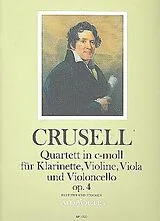 Bernhard Henrik Crusell Notenblätter Quartett c-Moll op.4