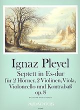 Ignaz Joseph Pleyel Notenblätter Septett Es-Dur op.8 für 2 Hörner, 2 Violinen