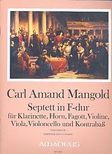 Carl Ludwig Armand Mangold Notenblätter Septett F-Dur für Klarinette, Horn, Fagott