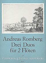 Andreas Jakob Romberg Notenblätter 3 Duos op.62