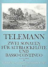Georg Philipp Telemann Notenblätter 2 Sonaten