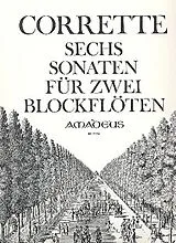 Michel Corrette Notenblätter 6 Sonaten op.2 für