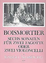 Joseph Bodin de Boismortier Notenblätter 6 Sonaten op.14