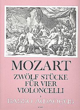 Wolfgang Amadeus Mozart Notenblätter 12 Stücke