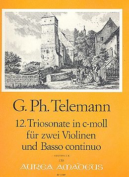 Georg Philipp Telemann Notenblätter Triosonate c-Moll Nr.12