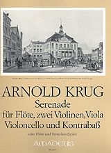Arnold Krug Notenblätter Serenade op.34 für Flöte, 2 Violinen