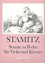Karl Philipp Stamitz Notenblätter Sonate B-Dur für Viola und Klavier