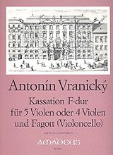 Anton Wranitzky Notenblätter Kassation F-Dur für 5 Violen