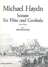 Johann Michael Haydn Notenblätter Sonate G-Dur für Flöte und