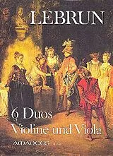 Ludwig August Lebrun Notenblätter 6 Duos op.4