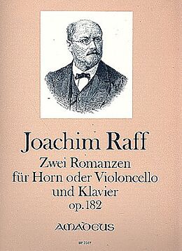 Joseph Joachim Raff Notenblätter 2 Romanzen op.182 für Horn (Violoncello)
