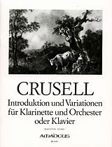 Bernhard Henrik Crusell Notenblätter Introduktion und Variationen op.12
