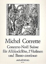 Michel Corrette Notenblätter Concerto Noel Suisse