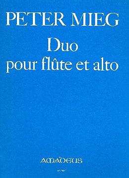 Peter Mieg Notenblätter Duo für Flöte und Viola