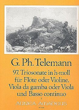 Georg Philipp Telemann Notenblätter Triosonate h-Moll Nr.97 für