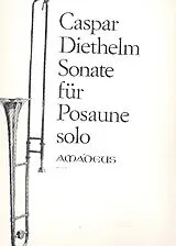Caspar Diethelm Notenblätter Sonate op.128 für Posaune solo