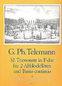 Georg Philipp Telemann Notenblätter Triosonate F-Dur Nr.32