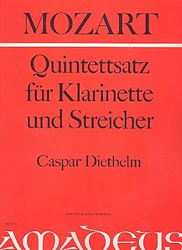 Wolfgang Amadeus Mozart Notenblätter Quintettsatz KV516c