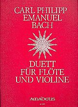 Carl Philipp Emanuel Bach Notenblätter Duett G-Dur