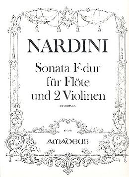 Pietro Nardini Notenblätter Sonata F-Dur für Flöte