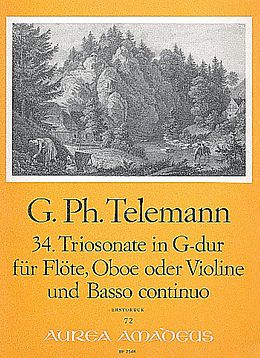 Georg Philipp Telemann Notenblätter Triosonate G-Dur Nr.34