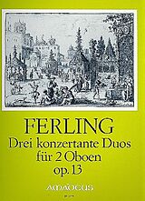 Franz Wilhelm Ferling Notenblätter 3 konzertante Duos op.13