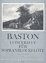 John Baston Notenblätter Concerto C-dur Nr.5