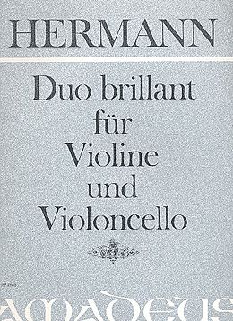 Friedrich Hermann Notenblätter Duo brillant für Violine und