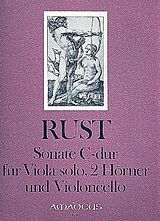 Friedrich Wilhelm Rust Notenblätter Sonate C-Dur für Viola solo