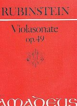 Anton Grigorjewitsch Rubinstein Notenblätter Sonate f-Moll op.49