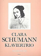 Clara Schumann Notenblätter Klaviertrio g-Moll op.17