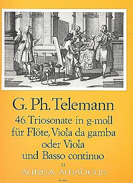 Georg Philipp Telemann Notenblätter Triosonate g-Moll Nr.46