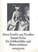 Prinzessin von Preussen Anna Amalie Notenblätter Sonate B-Dur