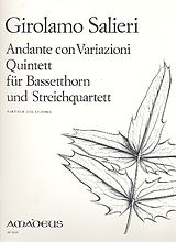 Girolamo Salieri Notenblätter Andante con variationi Quintett