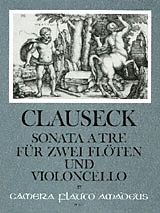 Johann Ignaz Clauseck Notenblätter Sonata à tre G-Dur für 2 Flöten
