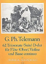 Georg Philipp Telemann Notenblätter Triosonate D-Dur Nr.62