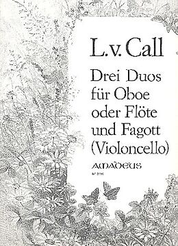 Leonhard von Call Notenblätter 3 Duos op.12