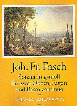 Johann Friedrich Fasch Notenblätter Sonate g-Moll