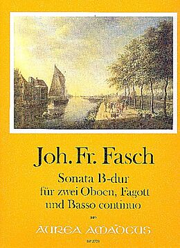 Johann Friedrich Fasch Notenblätter Sonate B-Dur