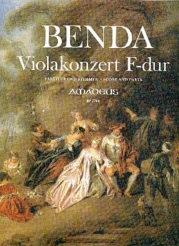 Friedrich Wilhelm Heinrich Benda Notenblätter Konzert F-Dur