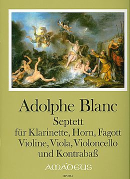 Adolphe Blanc Notenblätter Septett op.40 für