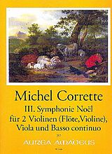 Michel Corrette Notenblätter 3. Symphonie Noel