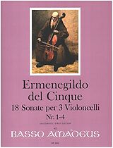Ermengildo Del Cinque Notenblätter 18 Sonaten Band 1 (Nr.1-4)