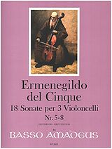 Ermengildo Del Cinque Notenblätter 18 Sonaten Band 2 (Nr.5-8)