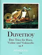 Charles Duvernoy Notenblätter 3 Trios op.8