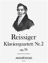 Carl Gottlieb Reissiger Notenblätter Klavierquartett c-Moll op.70