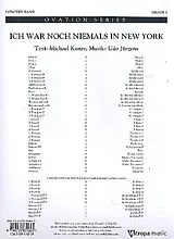 Udo Jürgens Notenblätter Ich war noch niemals in New York